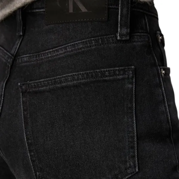 Calvin Klein - Γυναικείο Παντελόνι Mom Jeans J20J224035-1BY Μαύρο J20J224035-1BY