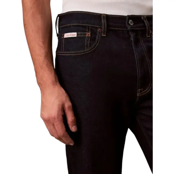 Calvin Klein – Ανδρικό Jeans Classic Topstitched Straight Leg LV04RF946G-N8D Μπλε Σκούρο LV04RF946G-N8D