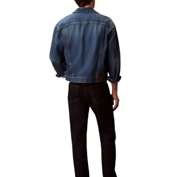 Calvin Klein – Ανδρικό Jeans Classic Topstitched Straight Leg LV04RF946G-N8D Μπλε Σκούρο LV04RF946G-N8D