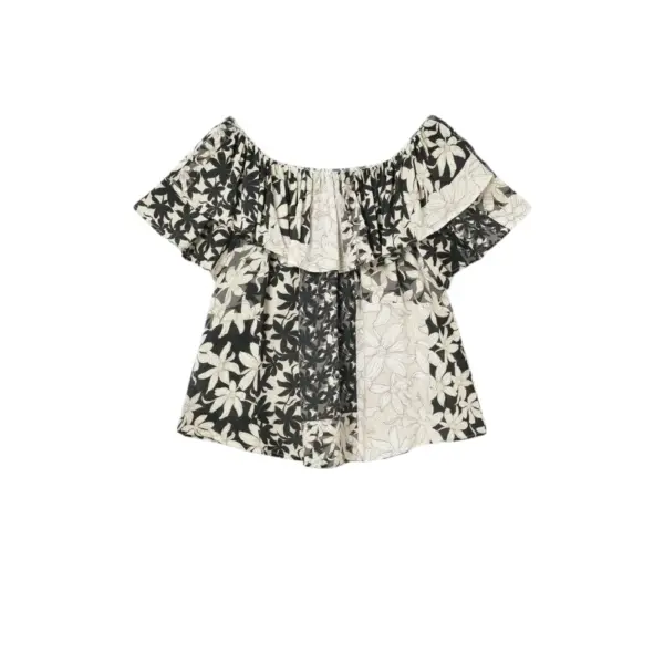 Desigual - Γυναικείο T-shirt Anais 24SWBW01-1021 Μαύρο