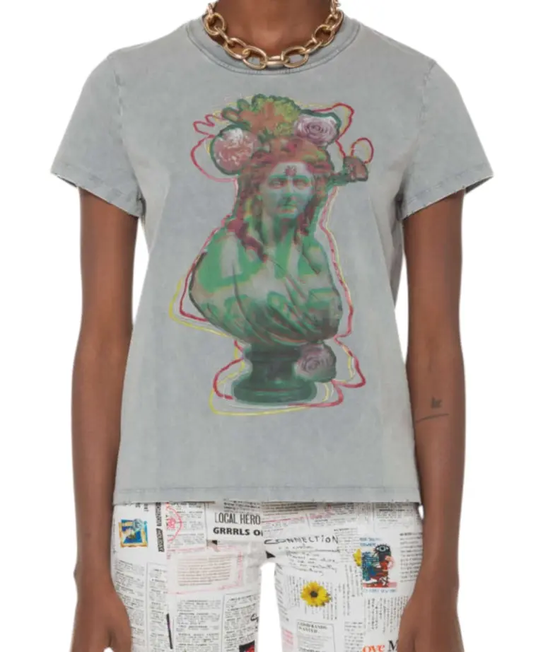 Desigual - Γυναικείο T-shirt Sinna 23SWTK24-5018 Γκρι