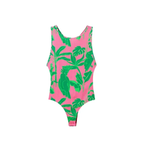 Desigual - Γυναικείο Κορμάκι Tropical 23SWQK20-3022 Ροζ