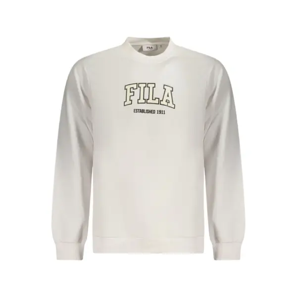 Fila - Ανδρική Μπλούζα Φούτερ Rifredi FAM1354-10001 Λευκό FAM1354-10001