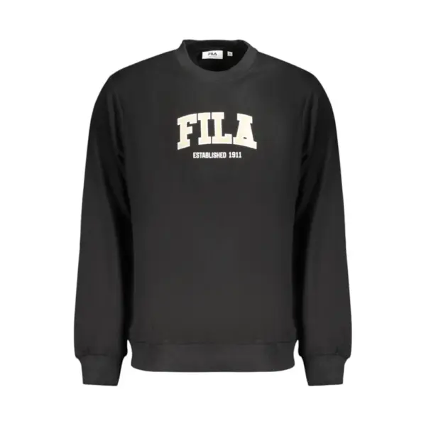 Fila - Ανδρική Μπλούζα Φούτερ Rifredi FAM1354-80010 Μαύρο FAM1354-80010