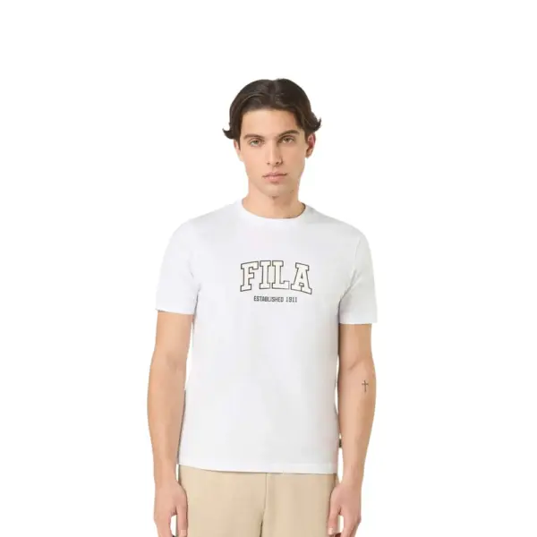 Fila - Ανδρικό T-shirt Rifredi FAM1219-10001 Λευκό