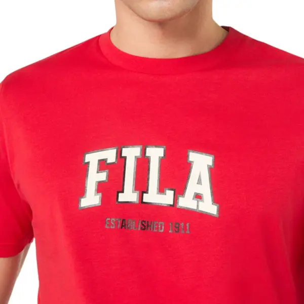 Fila - Ανδρικό T-shirt Rifredi FAM1219-30002 Κόκκινο FAM1219-30002