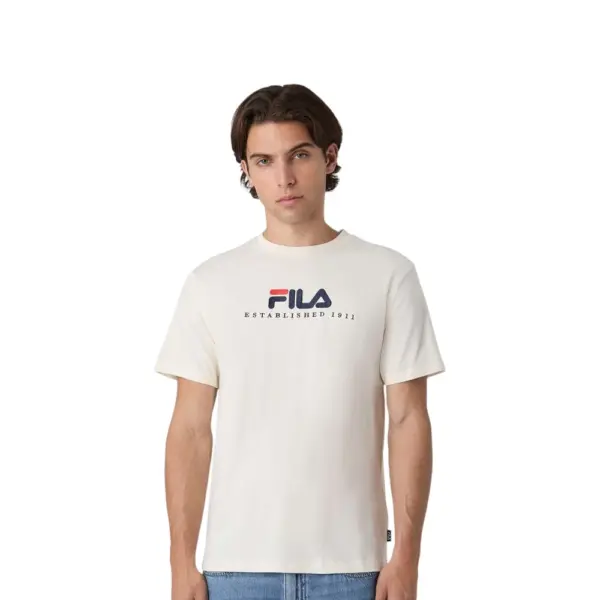 Fila - Ανδρικό T-shirt Valsera FAU0225-10010 Εκρού