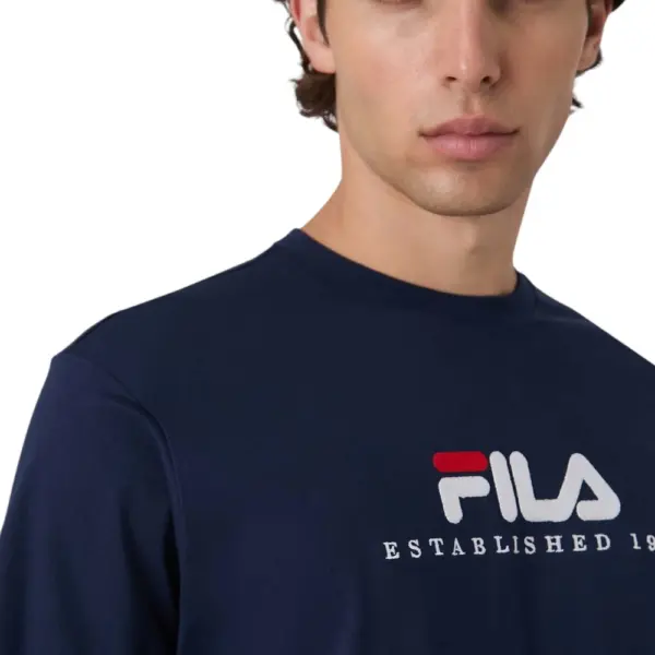 Fila - Ανδρικό T-shirt Valsera FAU0225-50004 Μπλε FAU0225-50004