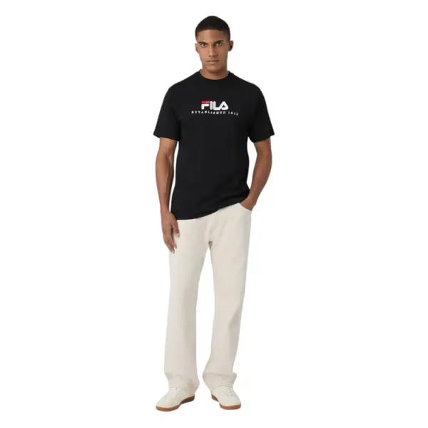 Fila - Ανδρικό T-shirt Valsera FAU0225-80010 Μαύρο FAU0225-80010