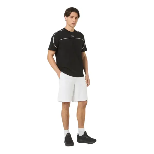 Fila - Ανδρικό Αθλητικό Σορτς Lusciano FAM0877-10001 Λευκό FAM0877-10001