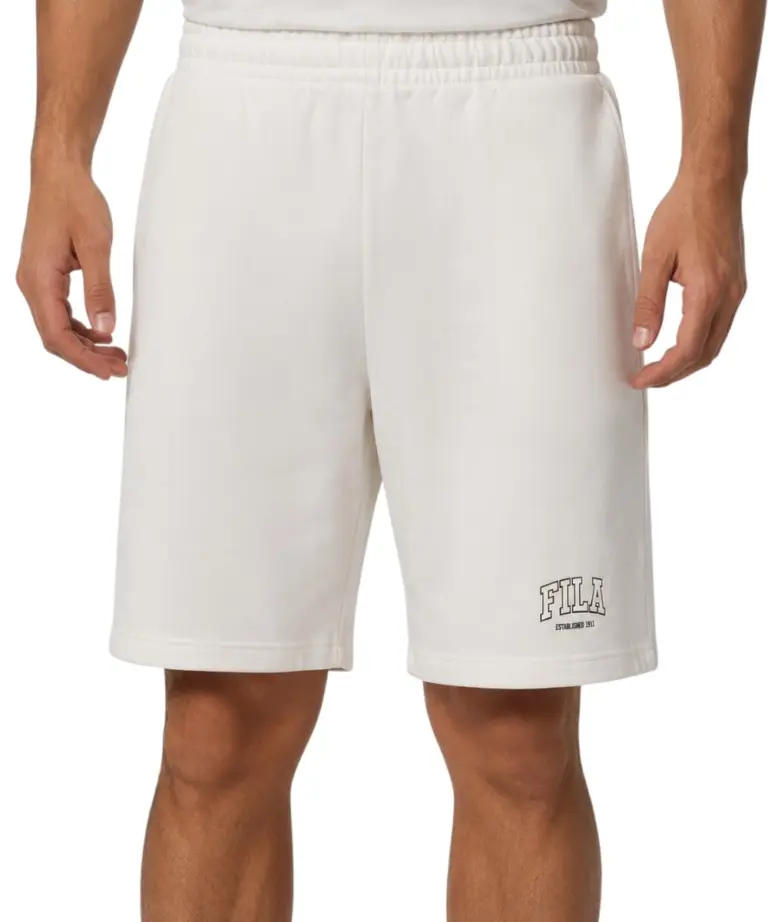 Fila - Ανδρικό Αθλητικό Σορτς Rifredi FAM1217-10001 Λευκό