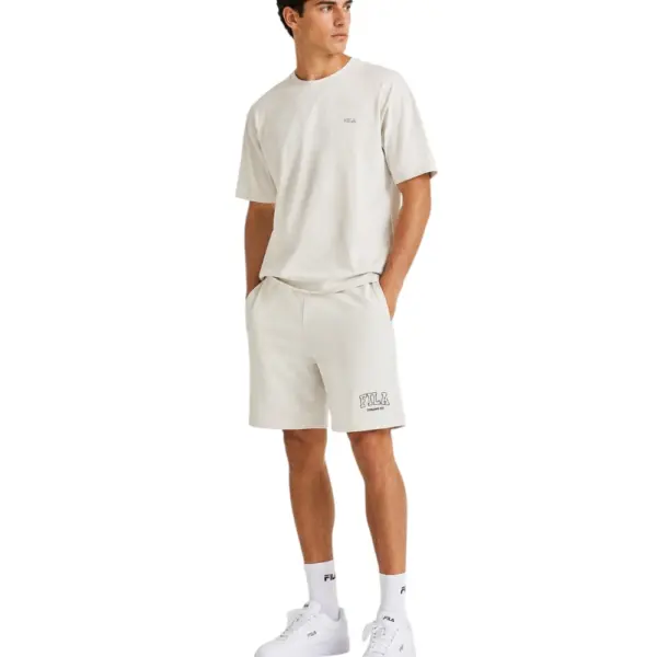 Fila - Ανδρικό Αθλητικό Σορτς Rifredi FAM1217-10001 Λευκό FAM1217-10001