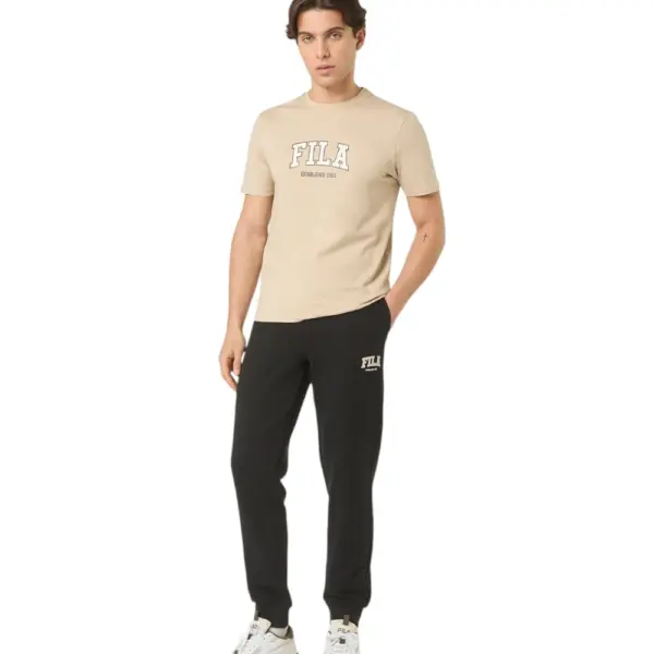 Fila - Ανδρικό Παντελόνι Φόρμας Rifredi FAM1220-80010 Μαύρο FAM1220-80010