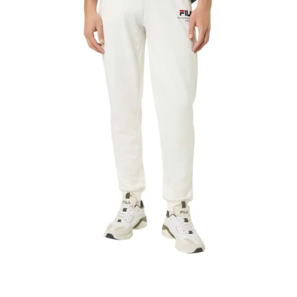 Fila - Ανδρικό Παντελόνι Φόρμας Valsera FAU0228-10001 Λευκό