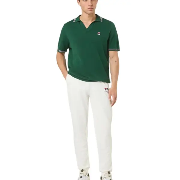 Fila - Ανδρικό Παντελόνι Φόρμας Valsera FAU0228-10001 Λευκό FAU0228-10001
