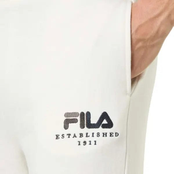 Fila - Ανδρικό Παντελόνι Φόρμας Valsera FAU0228-10001 Λευκό FAU0228-10001