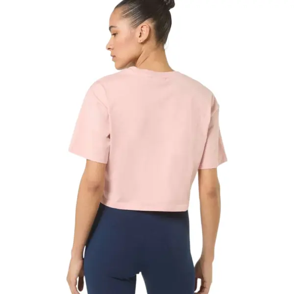 Fila - Γυναικείο Αθλητικό T-shirt Locri loose Cropped tee FAW1056-40133 Ροζ FAW1056-40133