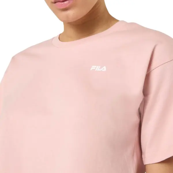 Fila - Γυναικείο Αθλητικό T-shirt Locri loose Cropped tee FAW1056-40133 Ροζ FAW1056-40133