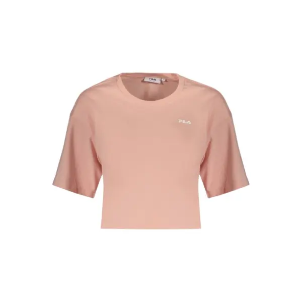 Fila - Γυναικείο Αθλητικό T-shirt Locri loose Cropped tee FAW1056-40133 Ροζ FAW1056-40133