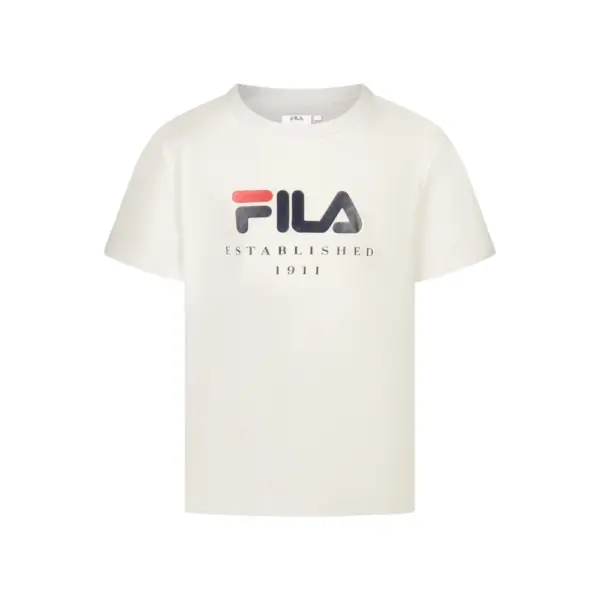 Fila - Παιδικό T-shirt Benna Logo FAK0432-10001 Λευκό FAK0432-10001