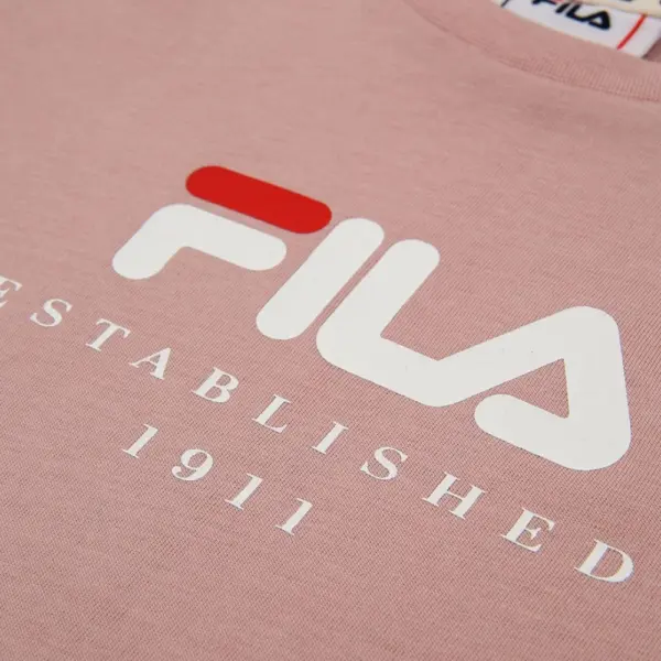 Fila - Παιδικό T-shirt Benna Logo FAK0432-40133 Ροζ FAK0432-40133