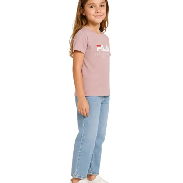Fila - Παιδικό T-shirt Benna Logo FAK0432-40133 Ροζ FAK0432-40133