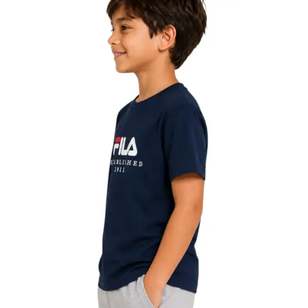 Fila - Παιδικό T-shirt Benna Logo FAK0432-50004 Μπλε FAK0432-50004