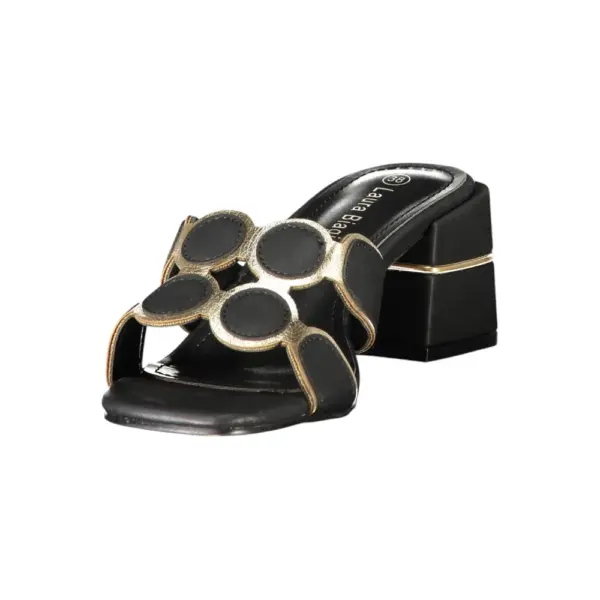Laura Biagiotti - Γυναικεία Πέδιλα Mules 9743-BLACKN Μαύρο 9743-BLACKN