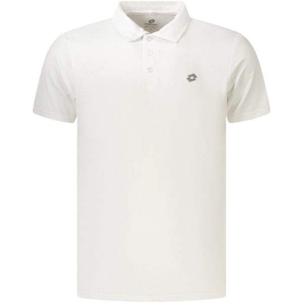 Lotto - Ανδρικό Κοντομάνικο Polo Athletic Regular Fit Dry-Tech 468840-WHITE Λευκό 468840-WHITE