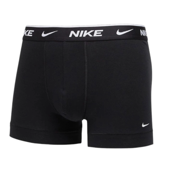 Nike - Ανδρικά Μποξεράκια Essential Cotton Stretch Trunk 3-Pack NQ00KE1284-001 Μαύρο NQ00KE1284-001