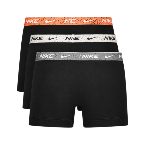 Nike - Ανδρικά Μποξεράκια Essential Cotton Stretch Trunk 3-Pack NQ00KE1284-0W3 Μαύρο NQ00KE1284-0W3