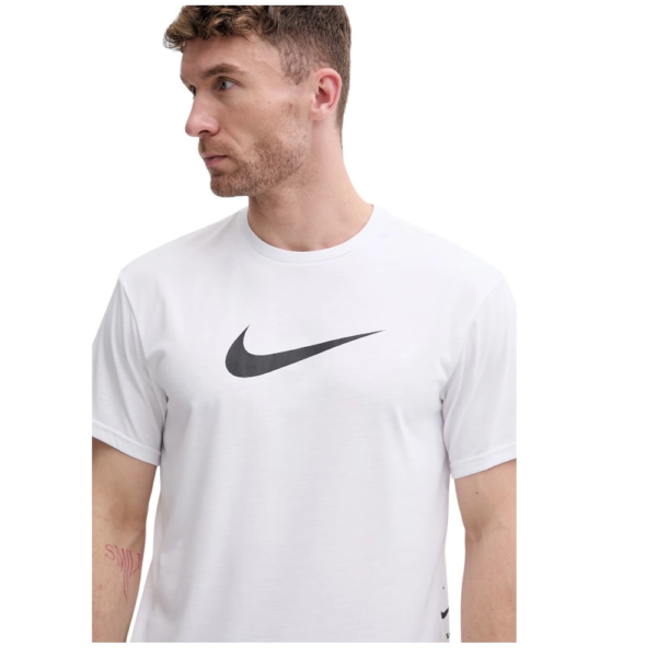 Nike - Ανδρική Αντηλιακή Μπλούζα Short Sleeve Hydroguard NESSG523-100 Λευκό NESSG523-100