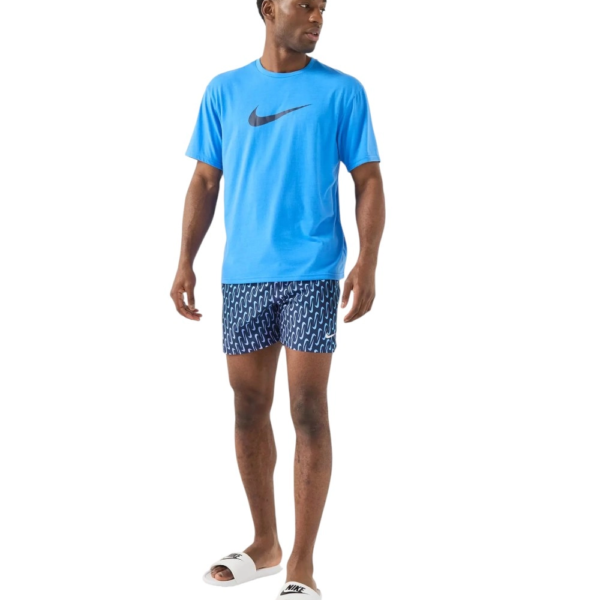 Nike - Ανδρική Αντηλιακή Μπλούζα Short Sleeve Hydroguard NESSG523-434 Μπλε NESSG523-434