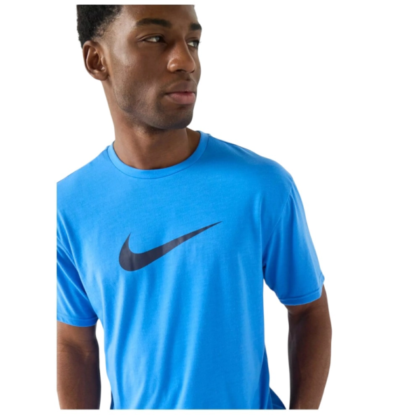 Nike - Ανδρική Αντηλιακή Μπλούζα Short Sleeve Hydroguard NESSG523-434 Μπλε NESSG523-434