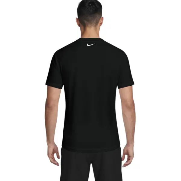 Nike - Ανδρική Αντηλιακή Μπλούζα Short Sleeve Hydroguard NESSG580-001 Μαύρο NESSG580-001