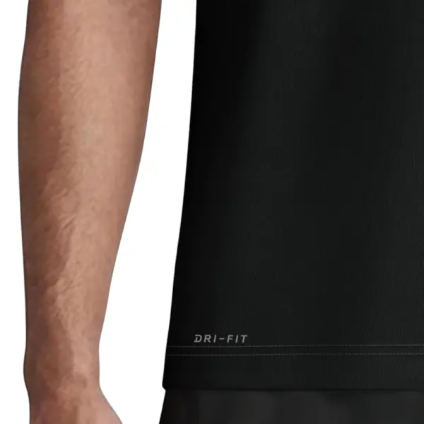 Nike - Ανδρική Αντηλιακή Μπλούζα Short Sleeve Hydroguard NESSG580-001 Μαύρο NESSG580-001