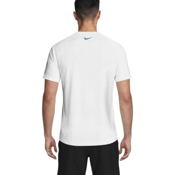 Nike - Ανδρική Αντηλιακή Μπλούζα Short Sleeve Hydroguard NESSG580-100 Λευκό NESSG580-100
