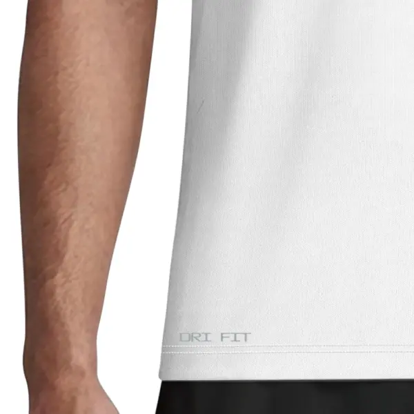 Nike - Ανδρική Αντηλιακή Μπλούζα Short Sleeve Hydroguard NESSG580-100 Λευκό NESSG580-100