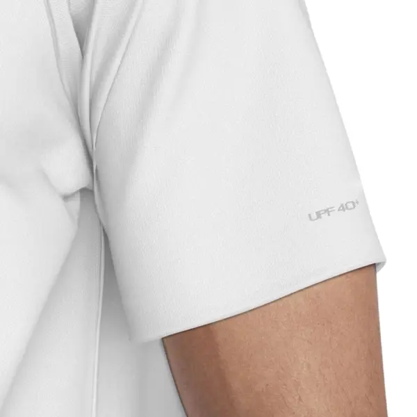Nike - Ανδρική Αντηλιακή Μπλούζα Short Sleeve Hydroguard NESSG580-100 Λευκό NESSG580-100