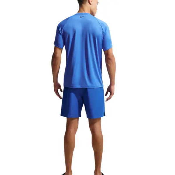 Nike - Ανδρική Αντηλιακή Μπλούζα Short Sleeve Hydroguard NESSG580-434 Μπλε NESSG580-434