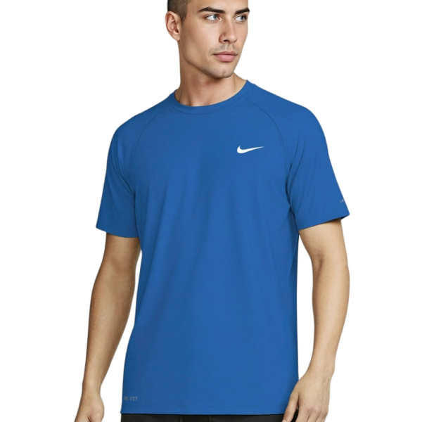Nike - Ανδρικό T-shirt Hydroguard Essential Standard Fit NESSA586-494 Μπλε