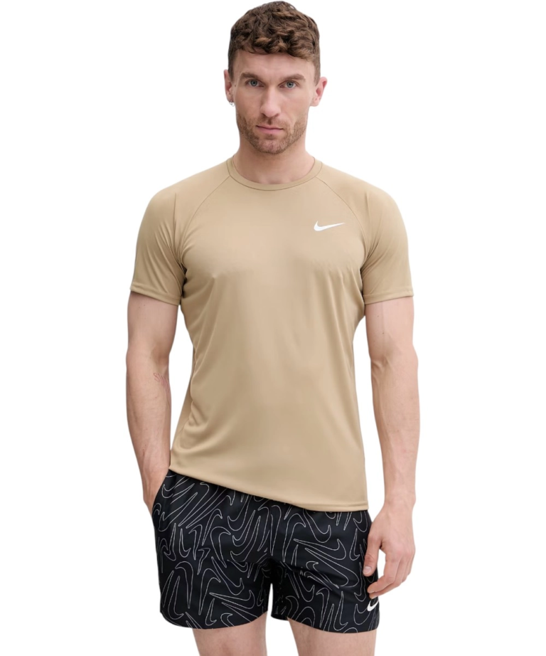 Nike - Ανδρικό T-shirt Hydroguard Essential Standard Fit NESSA586-241 Μπεζ