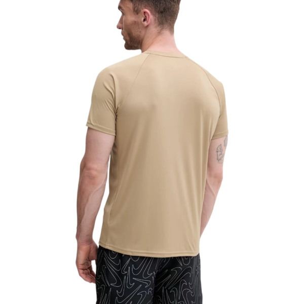 Nike - Ανδρικό T-shirt Hydroguard Essential Standard Fit NESSA586-241 Μπεζ NESSA586-241