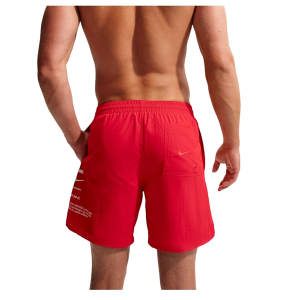 Nike - Ανδρικό μαγιό 7" Volley Swim Breaker NESSF508-614 Κόκκινο NESSF508-614