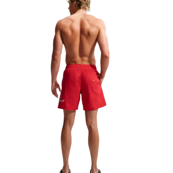 Nike - Ανδρικό μαγιό 7" Volley Swim Breaker NESSF508-614 Κόκκινο NESSF508-614