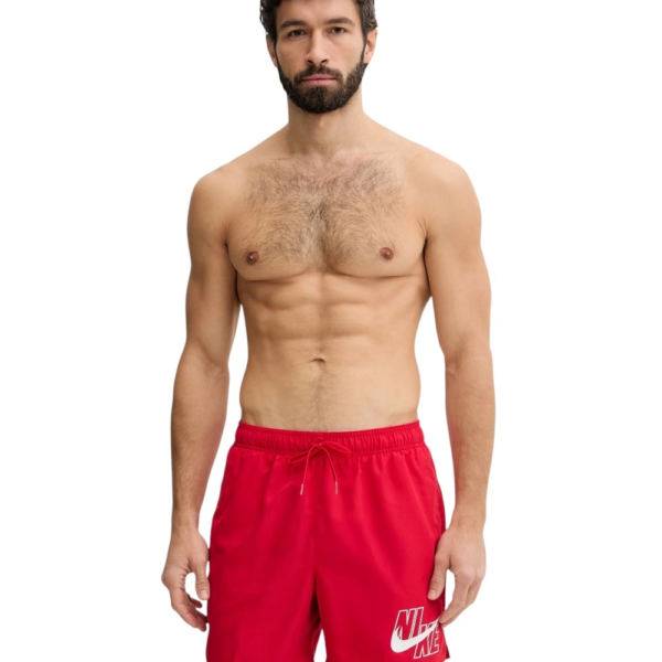 Nike - Ανδρικό μαγιό Nike Logo Lap Volley NESSG574-614 Κόκκινο