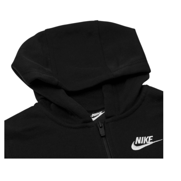 Nike - Παιδική Ζακέτα Φούτερ Club Fleece FZ Hoodie 86F321-023 Μαύρο 86F321-023