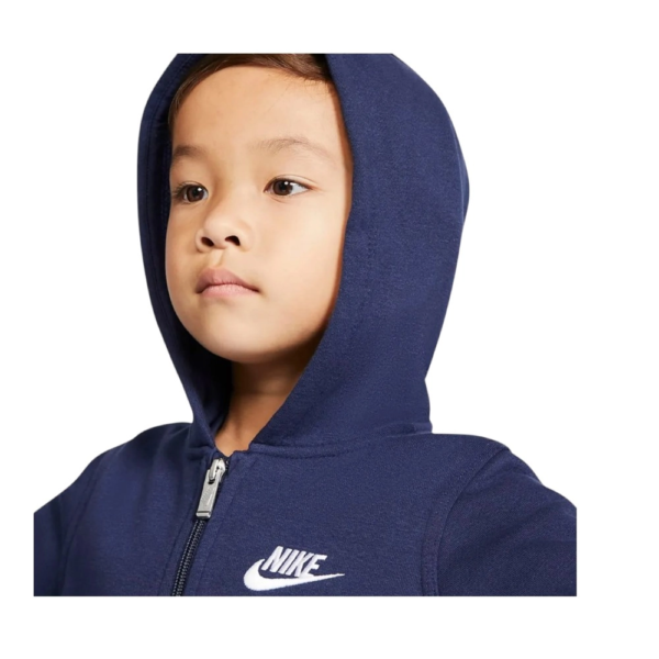 Nike - Παιδική Ζακέτα Φούτερ Club Fleece FZ Hoodie 86F321-U90 Μπλε 86F321-U90