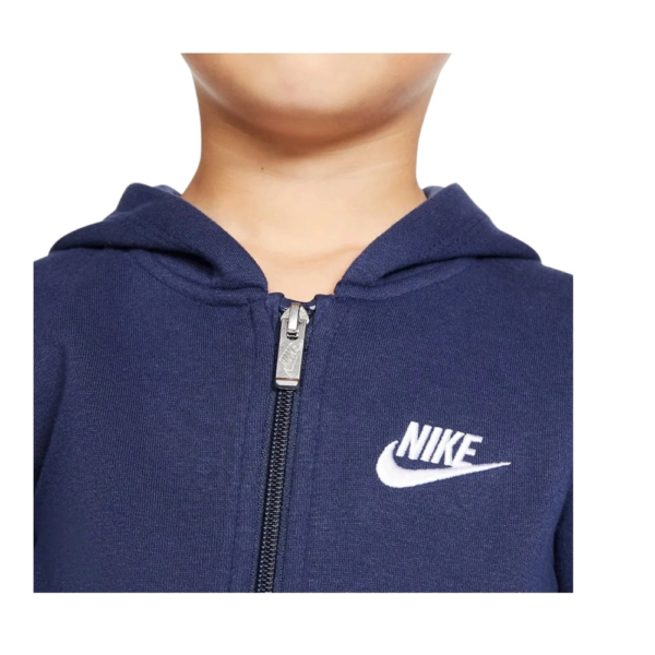 Nike - Παιδική Ζακέτα Φούτερ Club Fleece FZ Hoodie 86F321-U90 Μπλε 86F321-U90