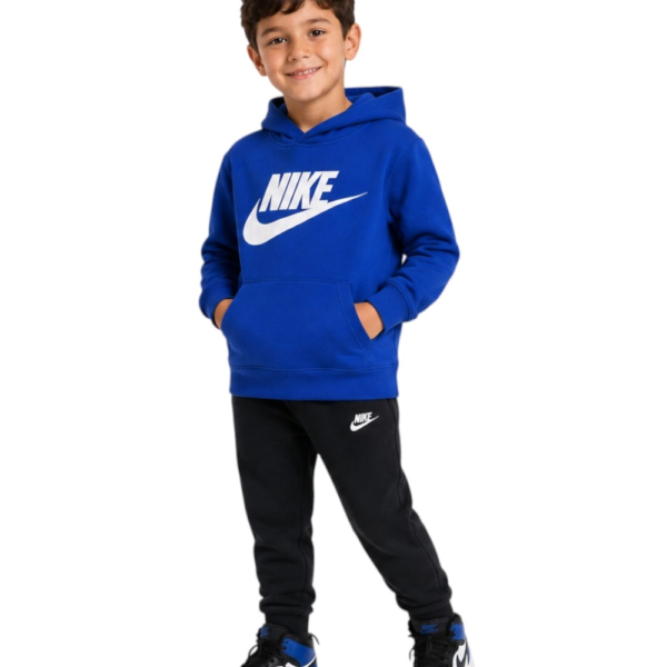 Nike - Παιδική Μπλούζα Φούτερ Metallic HBR Gifting Hoodie 86I446-U9H Μπλε 86I446-U9H